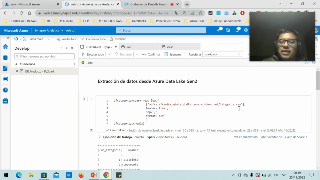 Tony Trujillo D&aacute;vila - My first ETL with Apache Spark Pool
