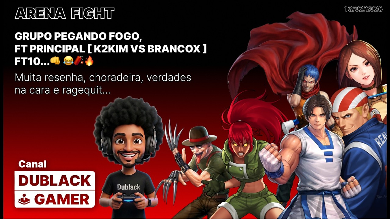 Grupo pegando fogo,  FT principal [ K2KIM VS BRANCOX ] FT15...👊 😂🧨🔥
