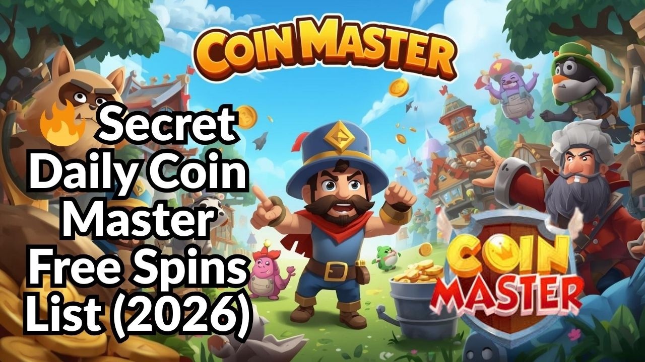 🔥 Secret Daily Coin Master Free Spins List (2026)
