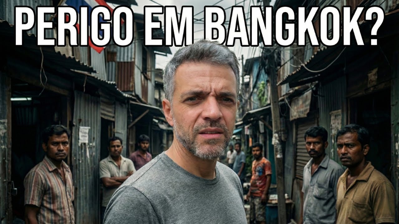 SOZINHO NA FAVELA MAIS PERIGOSA DA TAÍLANDIA - Bangkok