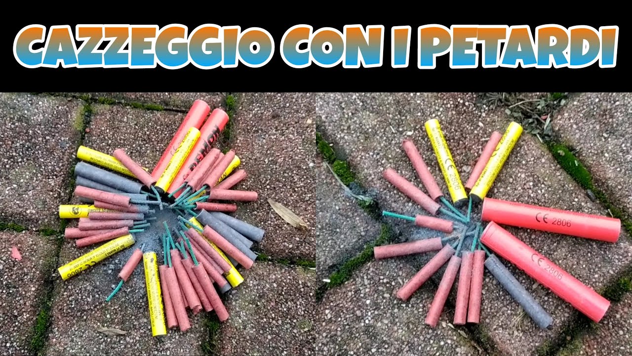 CAZZEGGIO CON I PETARDI