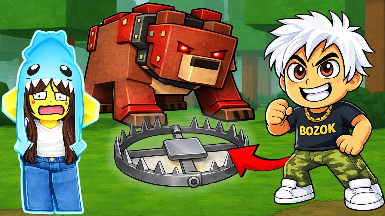 SİLAH YOK!! SADECE TUZAKLAR İLE TÜM ÇOCUKLARI KURTARDIM! 😱 | Roblox