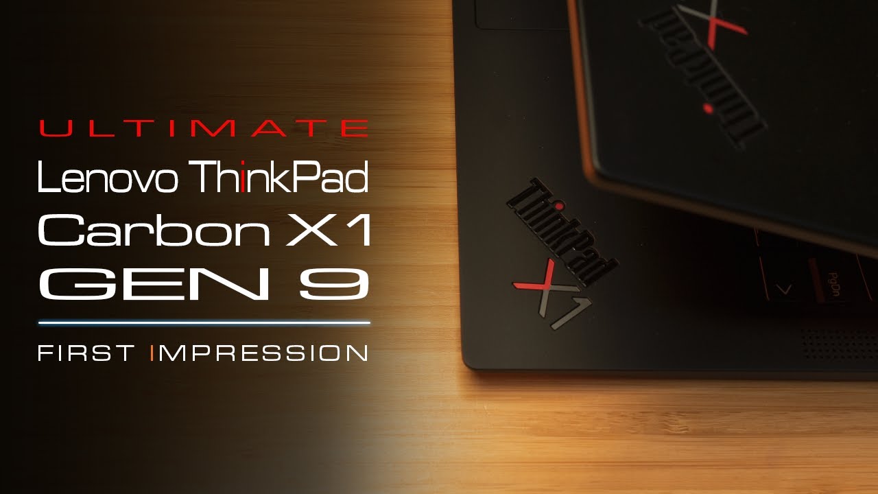 Ultralight Lenovo ThinkPad X1 Carbon Gen 9 - First Impression and Unboxing