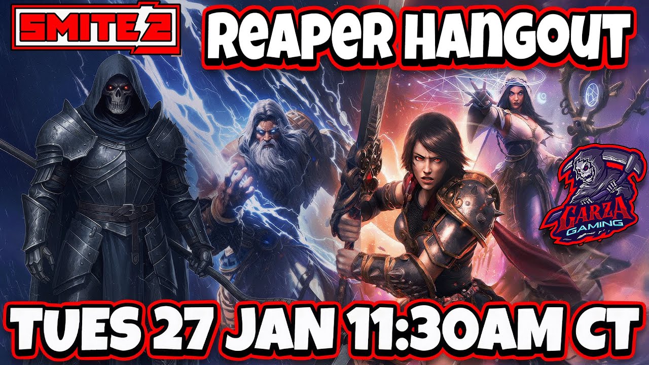 SMITE 2 - Darkgarza Playing Smite 2 Arena With His Reapers
