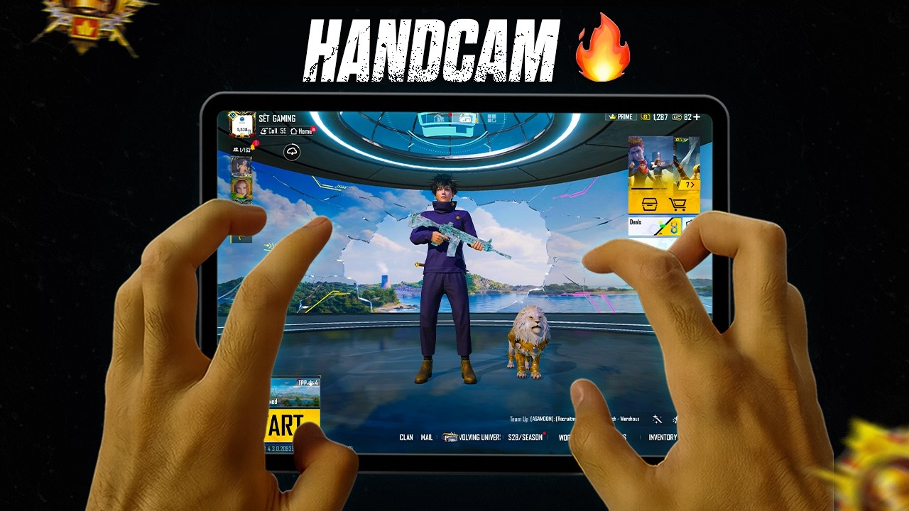 6 Finger Claw PUBG Mobile | 120FPS iPad Pro Handcam