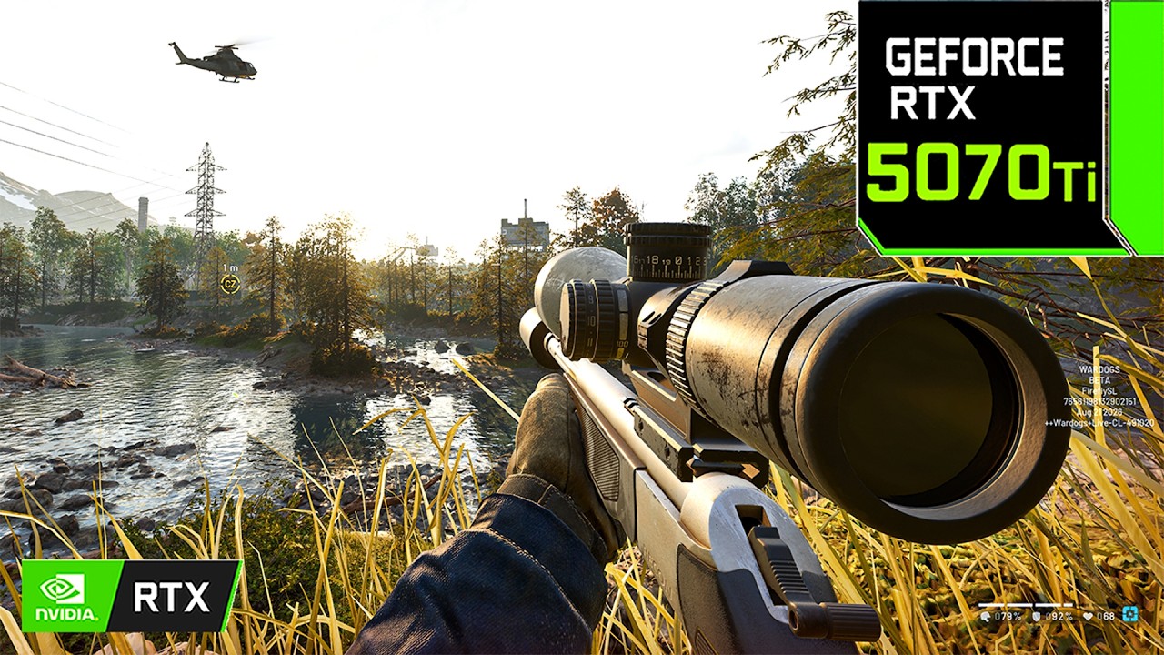 Wardogs | RTX 5070 Ti 16GB + Ryzen 7 9800X3D | 4K Max Settings + DLSS
