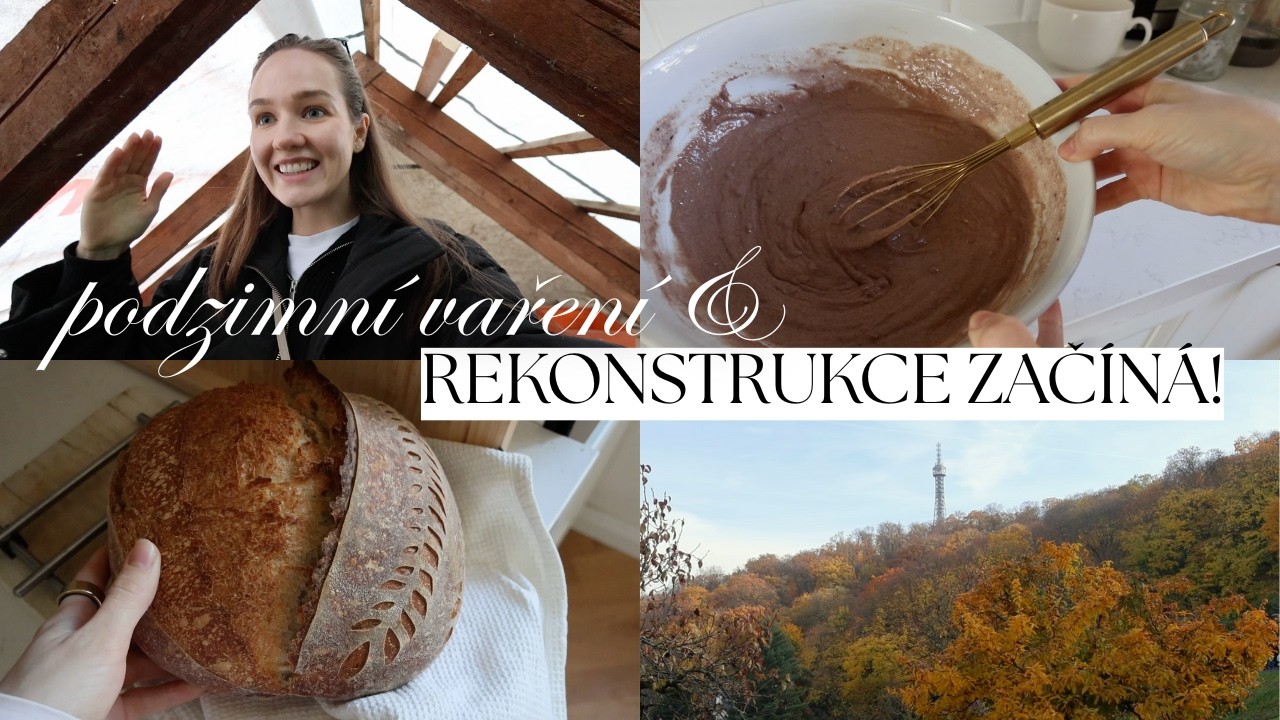Hodně vaření, pečení & první kontrola rekonstrukce!
