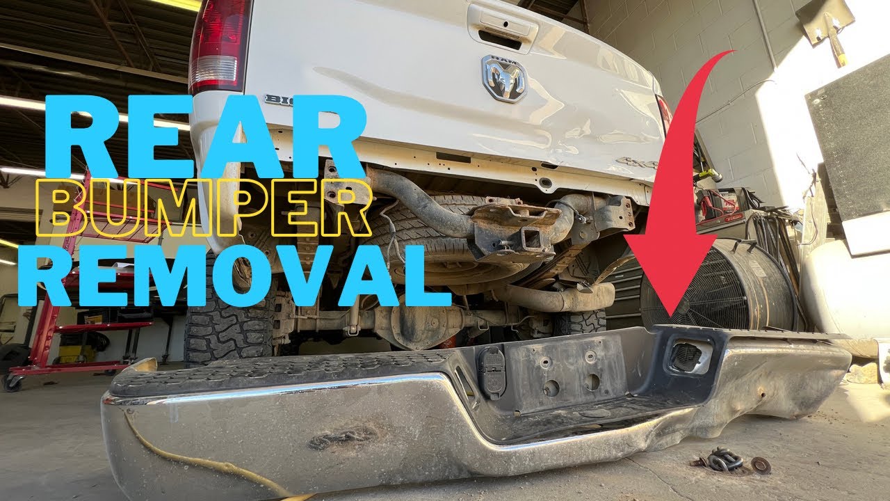 REAR BUMPER Dodge Ram 09-19 REMOVAL