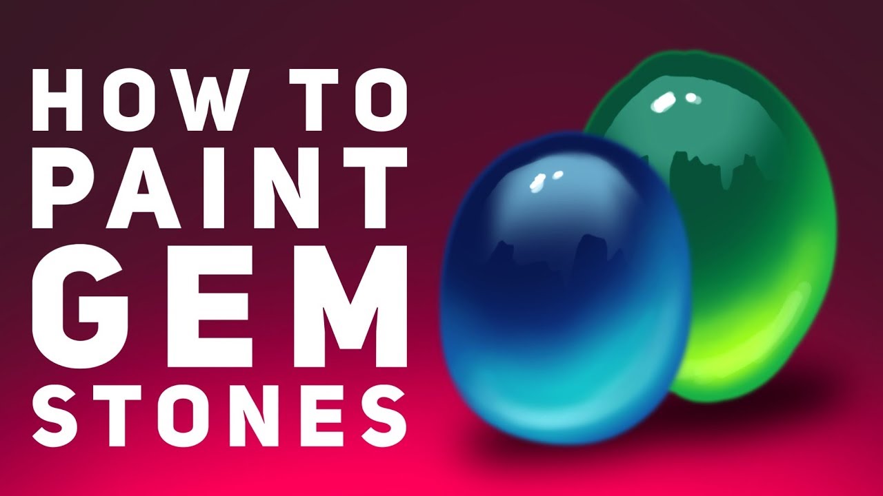 How to Paint Gemstones