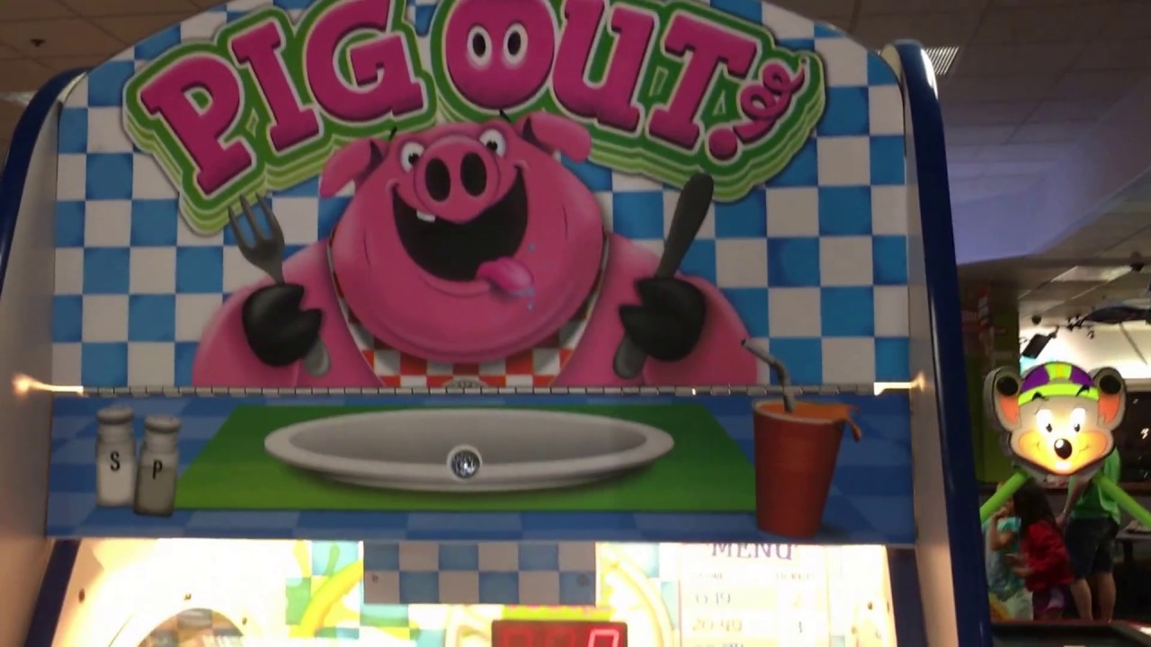 PIg Out Funtime @Chuckecheese Devin & Kylie