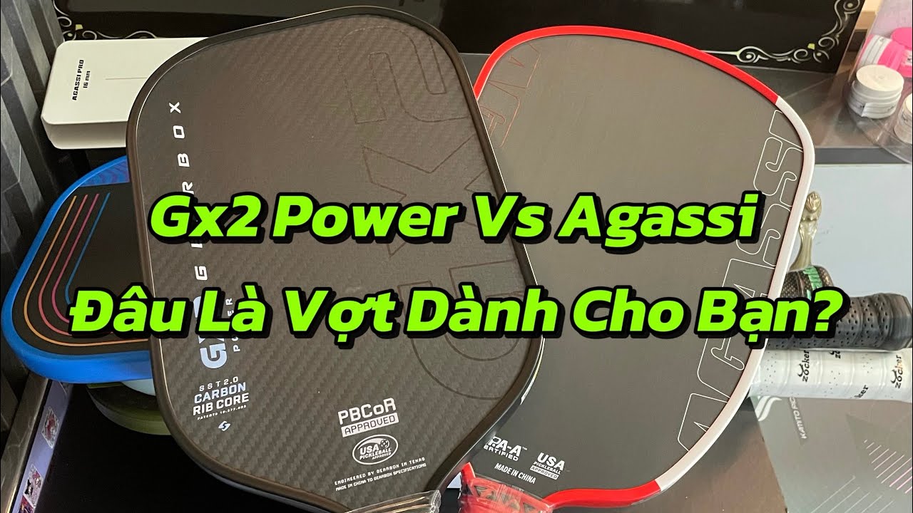 Gearbox GX2 Power Hay JOOLA Agassi Pro - Ai Là Vua Sức Mạnh Và Kiểm Soát?