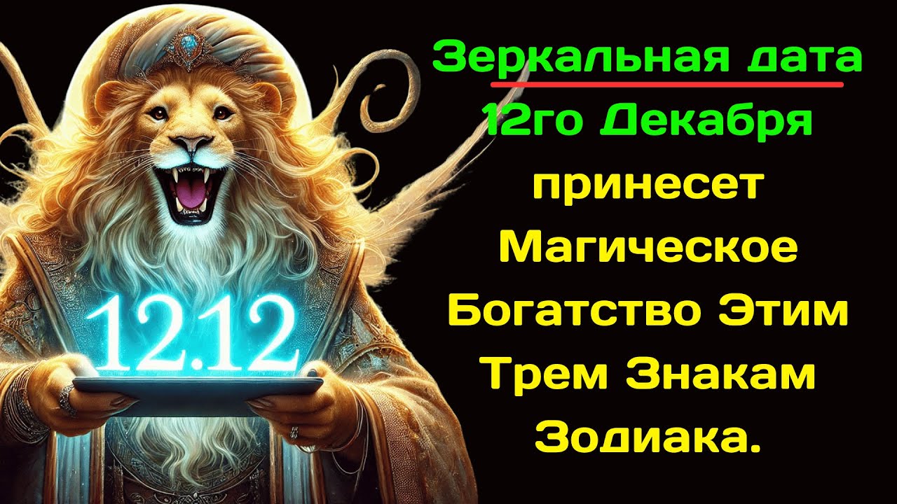 Зеркальная дата 12го Декабря принесет Магическое Богатство Этим Трем Знакам Зодиака