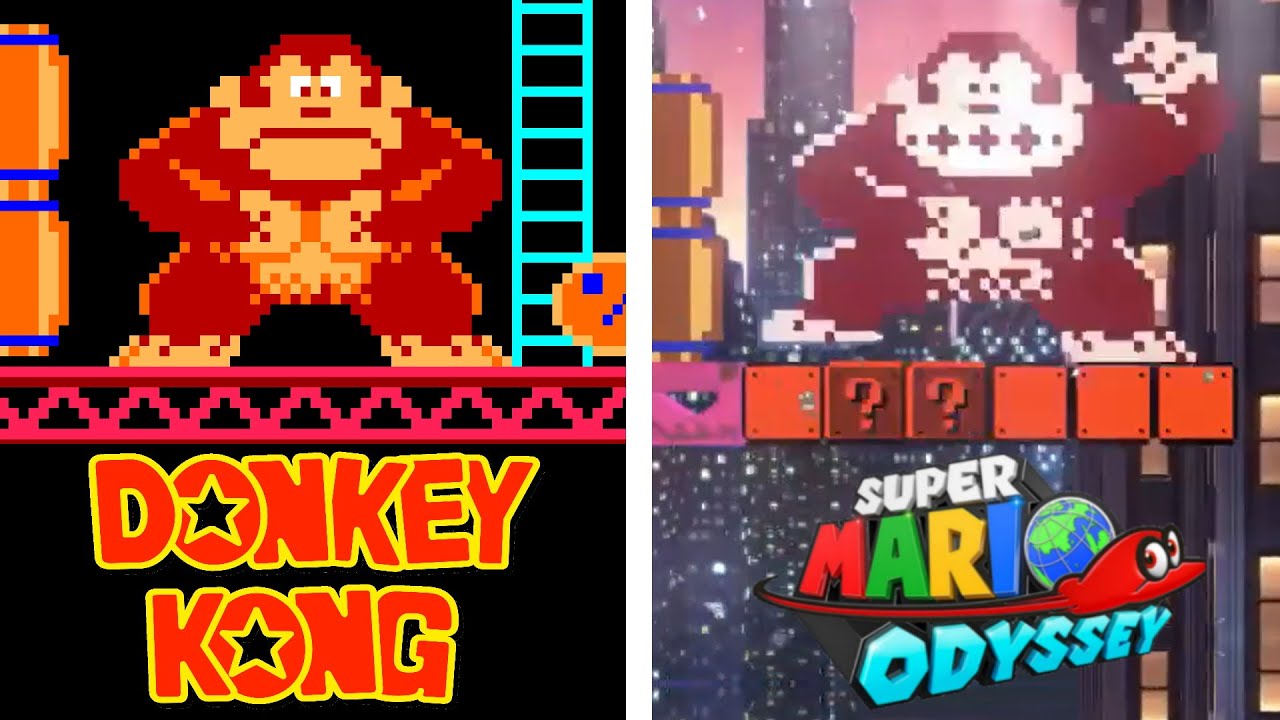 Donkey Kong References in Super Mario Odyssey