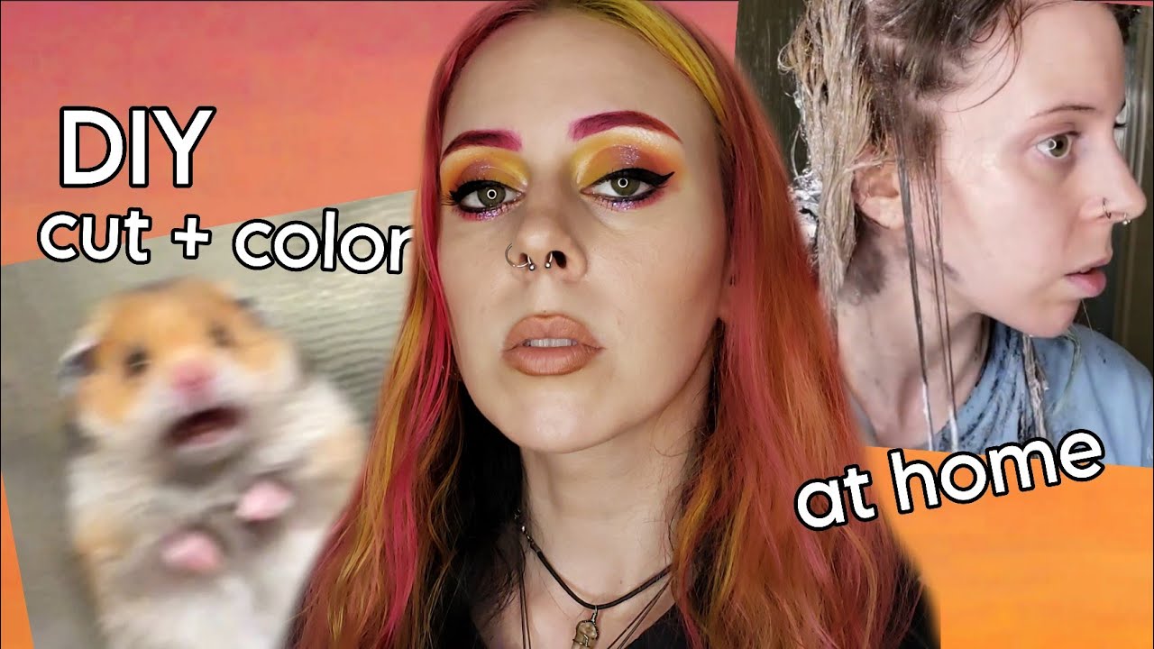 DIY Cut & Color on 20 something inch long hair | Vegan & Cruelty-Free