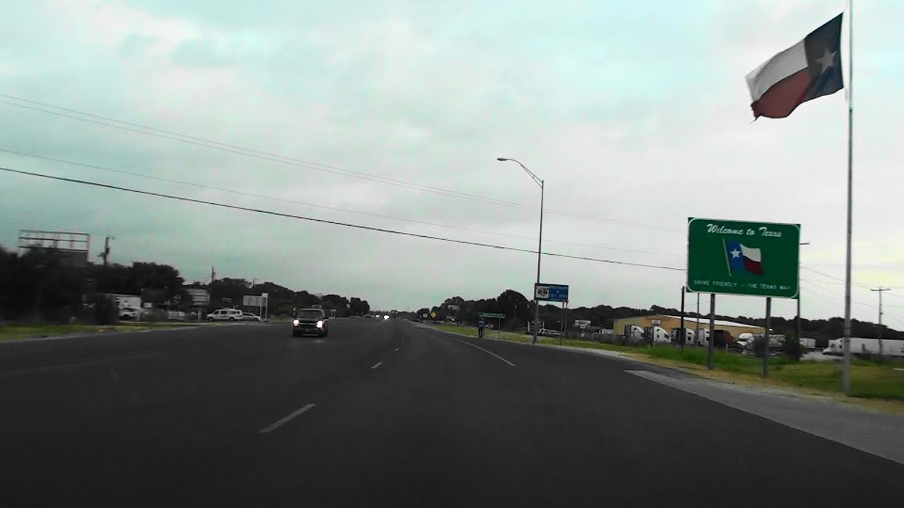 DEL RIO, TEXAS, USA - CIUDAD ACUNA, MEXICO BORDER CROSSING