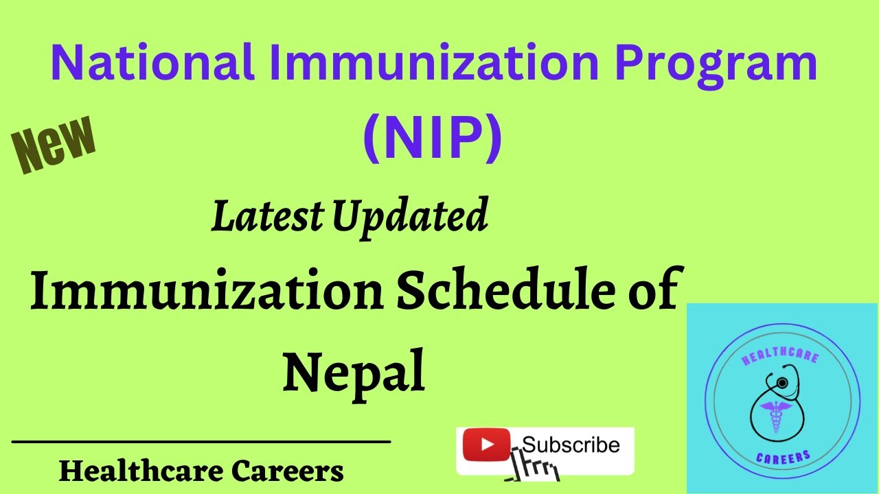 National Immunization Program (NIP) - Updated New Schedule