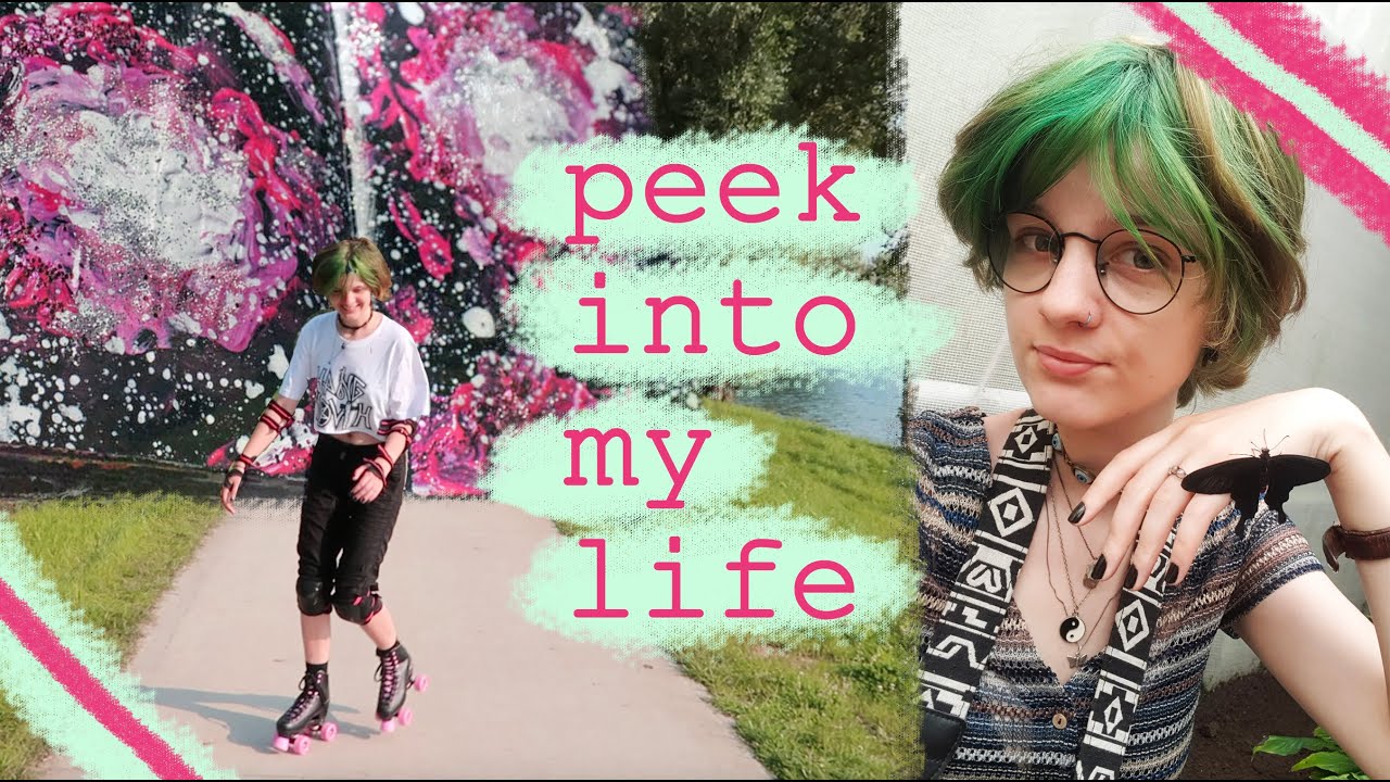 a peek into my life🌞butterfly garden, filming a process video & more :)