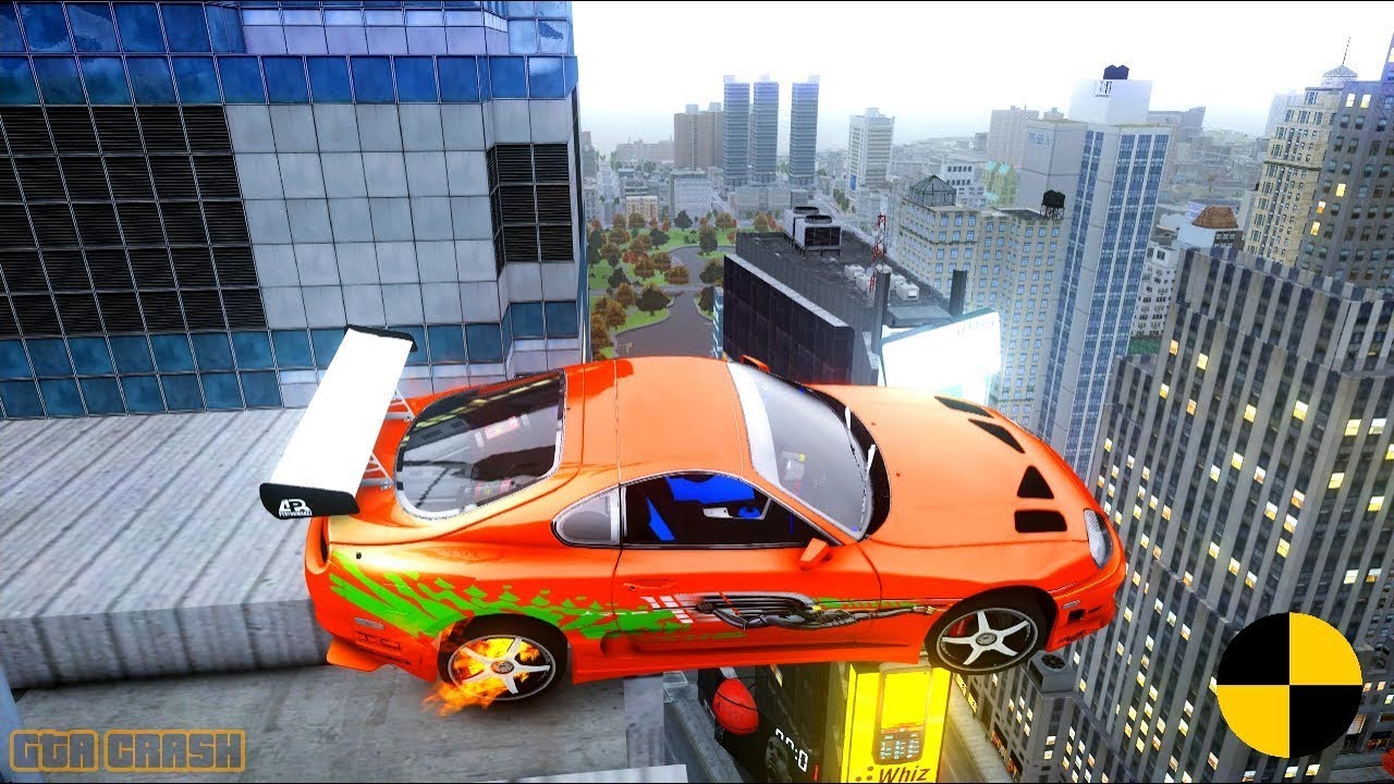 GTA 4 CRASH TESTING REAL CAR 679