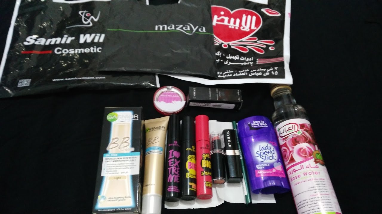 مشتريات ميكب//ايسنس، ويت ان وايلد، سيبال، اماندا، جارنيه من مزايا وسمير ويليم 💟