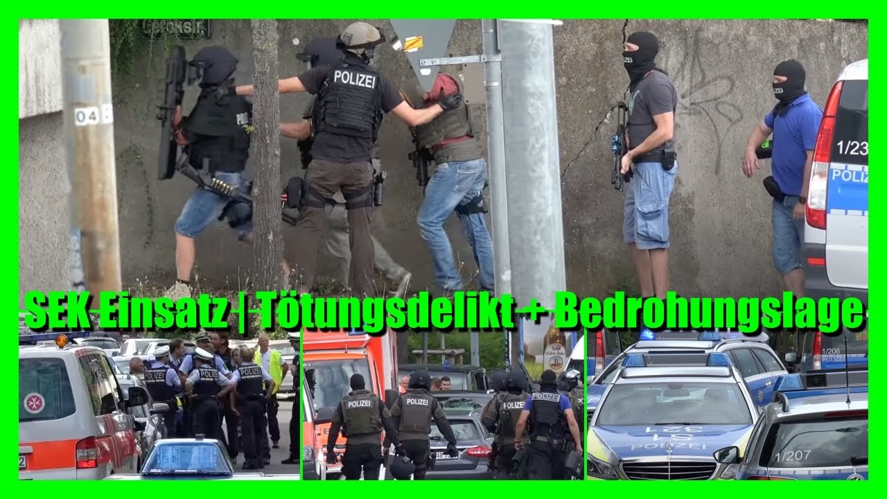🚨Crime 🚨 [Stuttgart] Bedrohungslage mit Tötungsdelikt 🚓 Spezialeinsatzkommando (SEK) im Einsatz 🚔