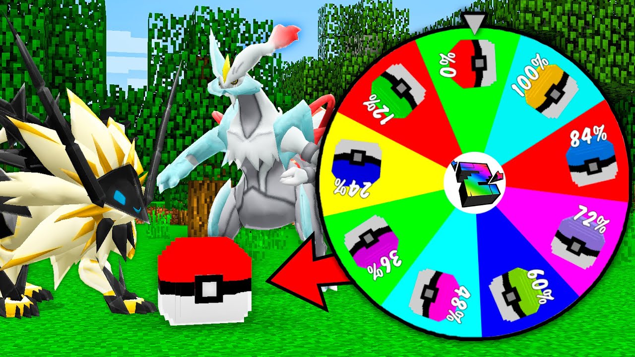 Roleta Lucky Block Pixelmon Decide Meu Time no Minecraft Pixelmon