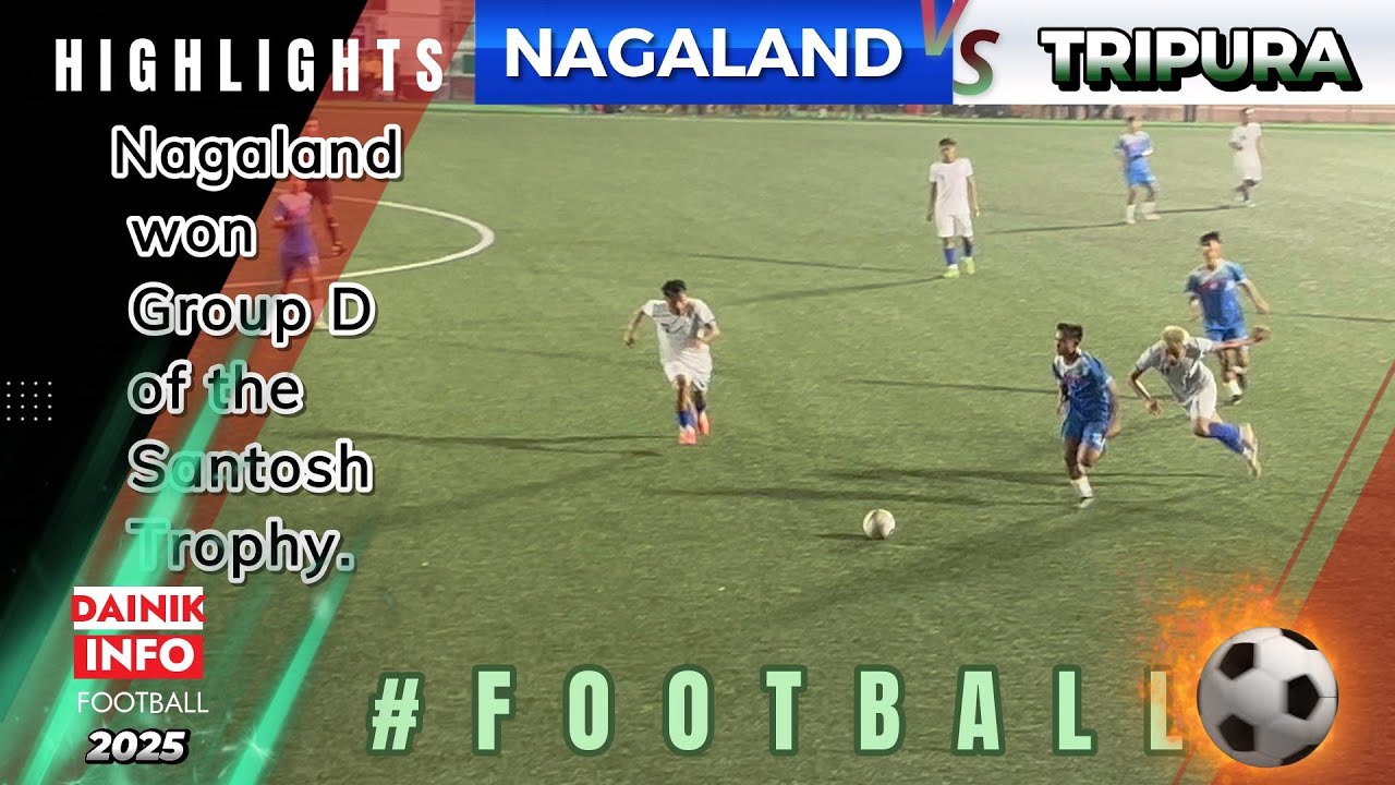 NAGALAND VS TRIPURA, Nagaland won Group D of the Santosh Trophy #football #ytviral #trend #sports