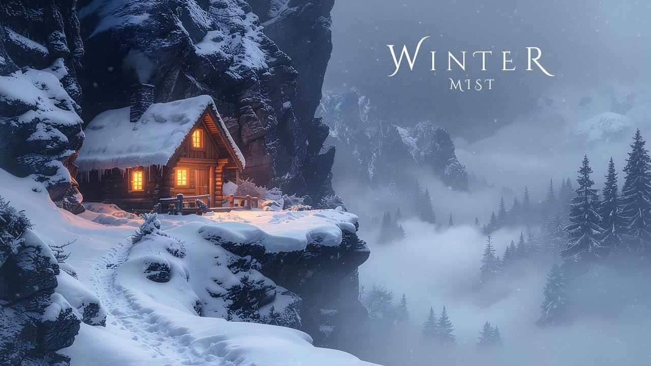 WINTER MIST | Ethereal Meditative Ambient Music - Soothing Winter Ambient Music Fantasy Soundscape