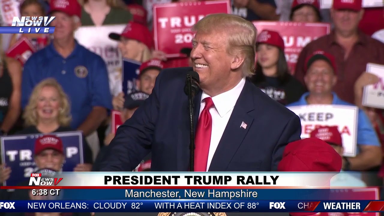 FULL RALLY: President Trump in Manchester, New Hampshire