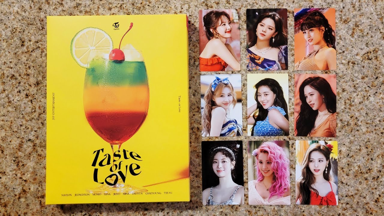 트와이스 (TWICE) Taste Of Love Monograph Unboxing