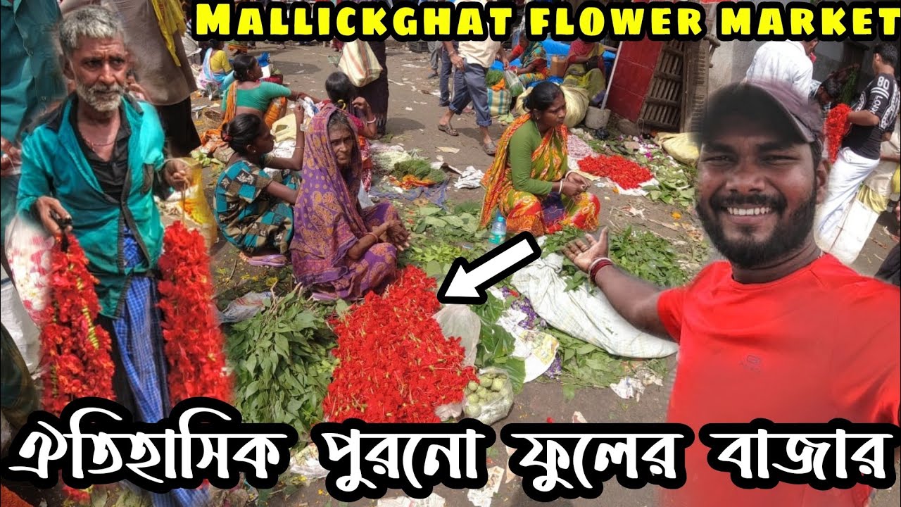 এশিয়ার বৃহত্তম ফুলের বাজার 🌻 Mullick Ghat Flower Market | Howrah Bridge Kolkata
