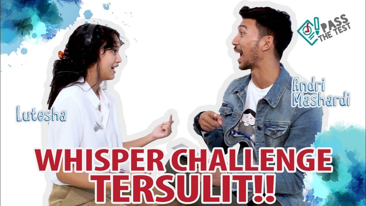 Film Ambu | Whisper Challenge Tersulit! Bikin Andri Mashadi & Lutesha Gregetan!!