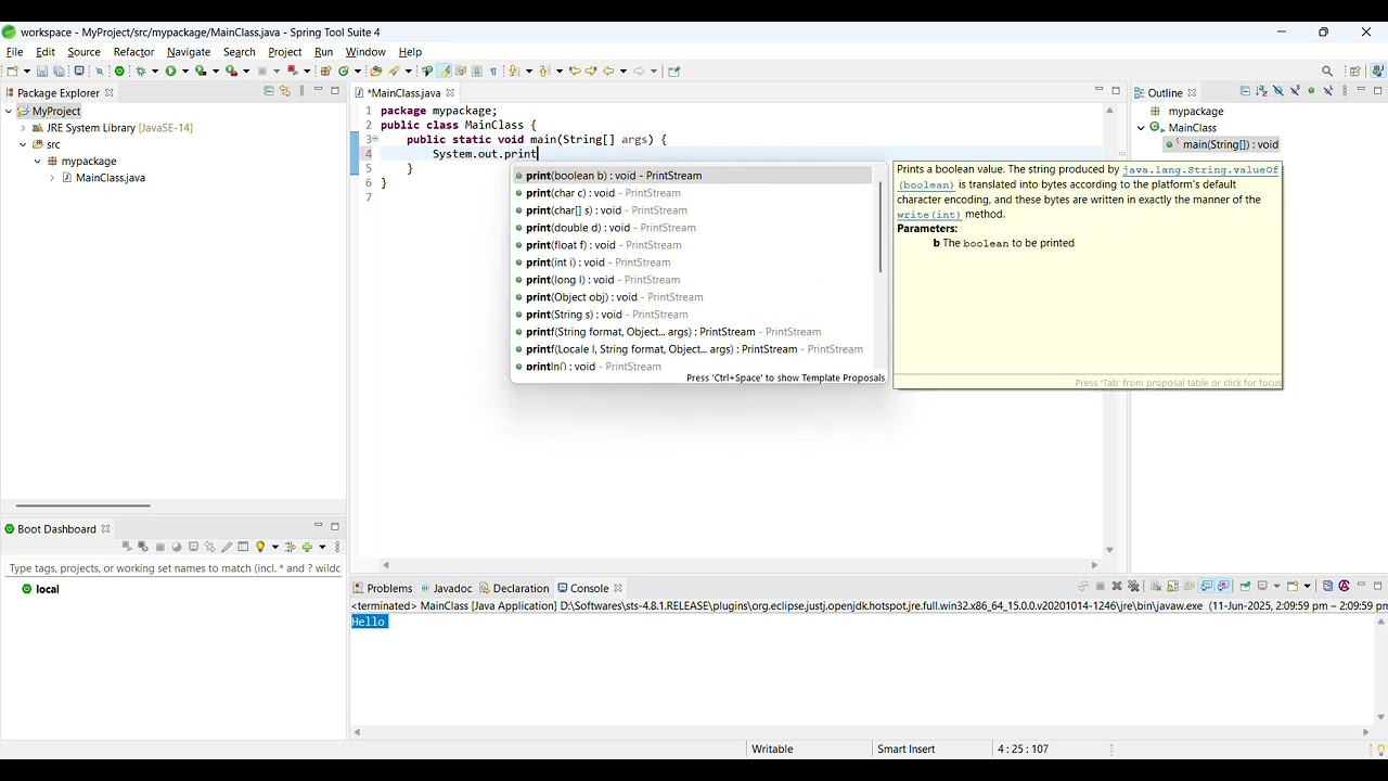 Java Programming: Hello