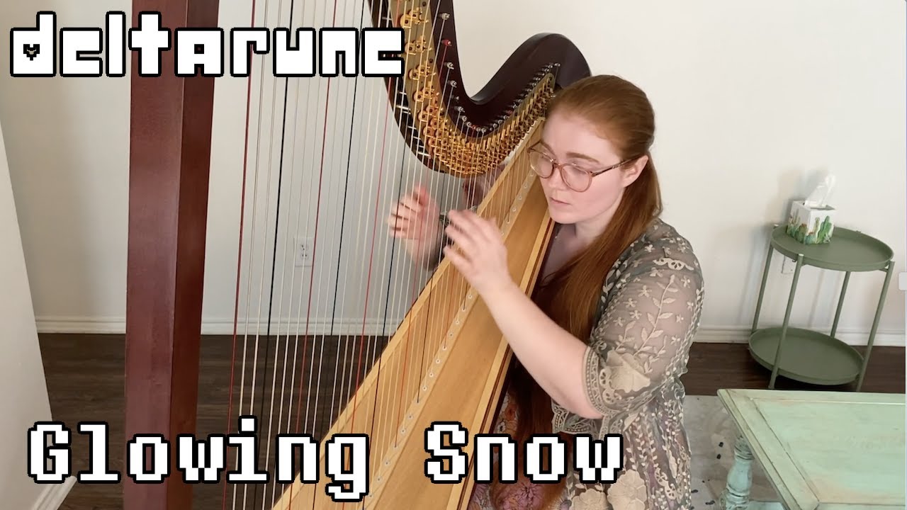 Deltarune: Glowing Snow - Harp Cover