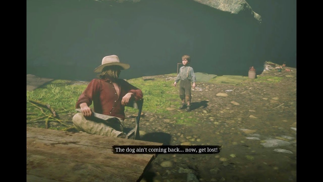 Micah Killed Jack's Dog Cain / Hidden Dialogue / Red Dead Redemption 2