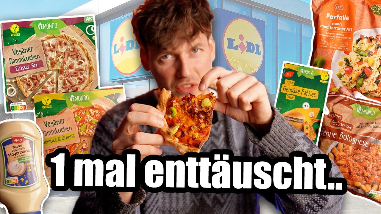 Veganer LIDL Test: Vegane Mayo, Flammkuchen & Burger 👀