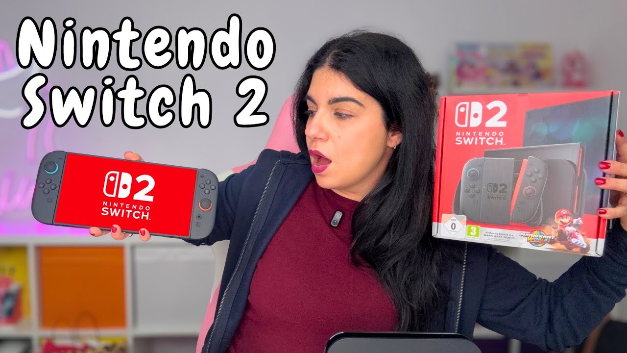 NINTENDO SWITCH 2 UNBOXING con MARIO KART WORLD😱