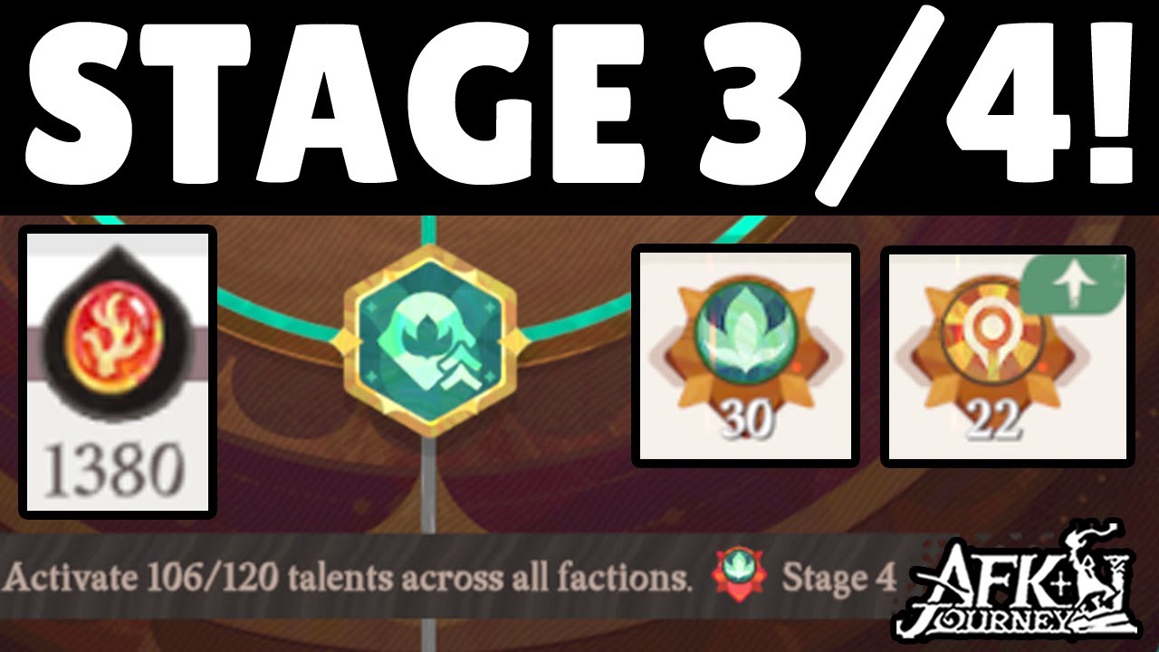 GUIDE: Which STAGE 3 & 4 Faction Talents Are THE BEST!? AFK Journey