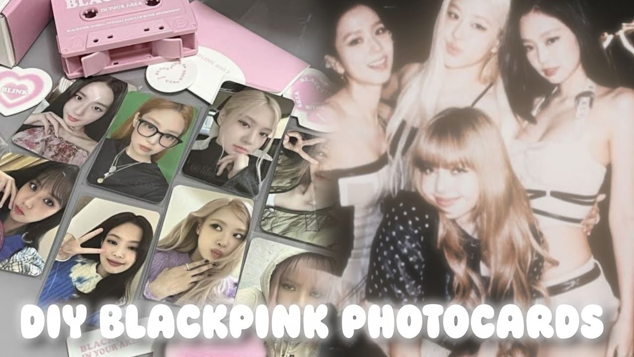 How to make Kpop photocards at home || Blackpink Photocards @pushptoday