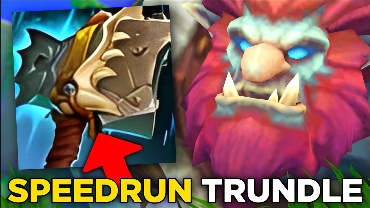 Trundle SPEEDRUNNER niszczy turrety w League of Legends