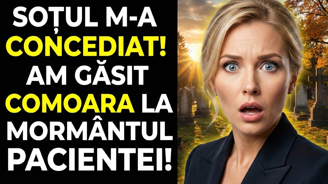Concediată de SOȚ, am venit la mormântul pacientei BOGATE pe care nu am salvat-o… Dar de îndată...