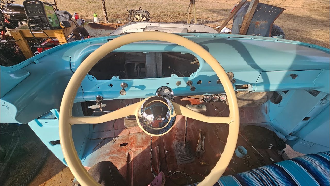 57 f100 hot rod update, interior reveal 