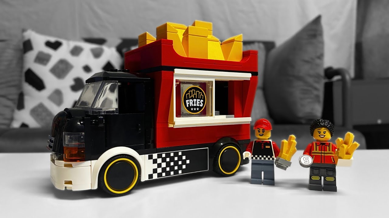 Набор Lego City 60488 «Фудтрак с картошкой фри» (распаковка и обзор)