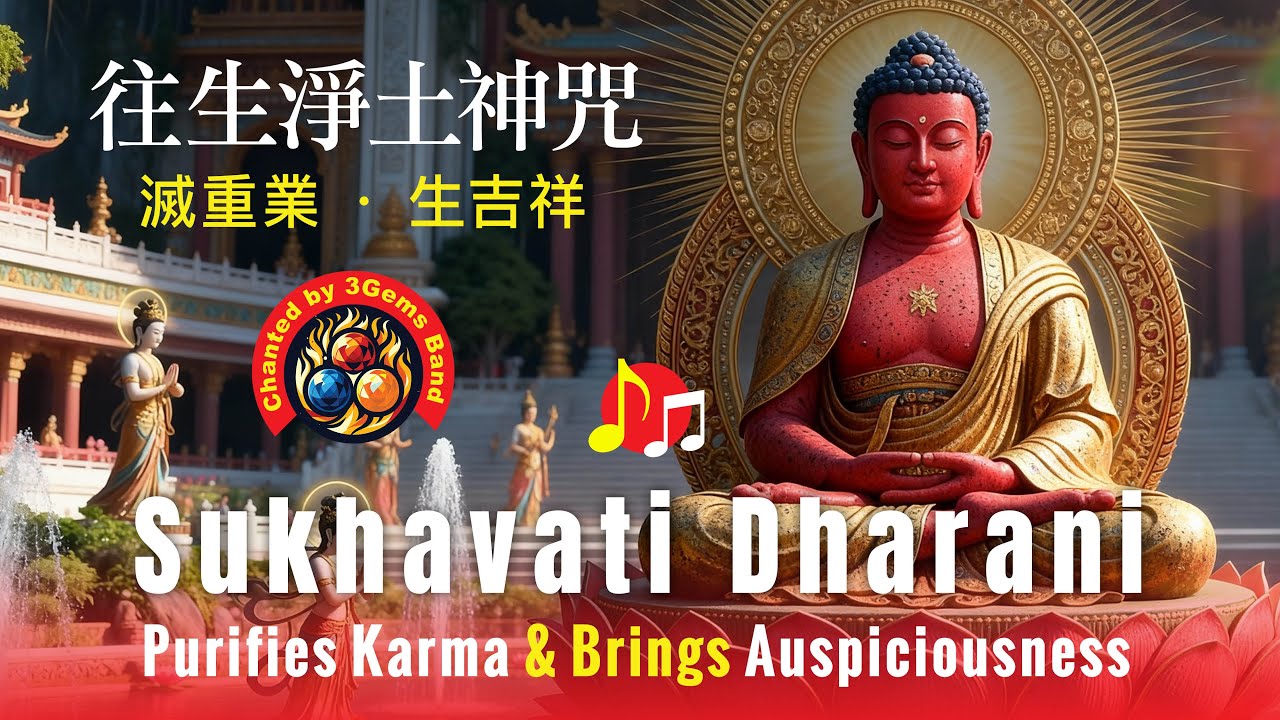 Amitabha Sukhavati Vyuha Dharani: Auspicious Mantra Purifies Karma 往生淨土神咒