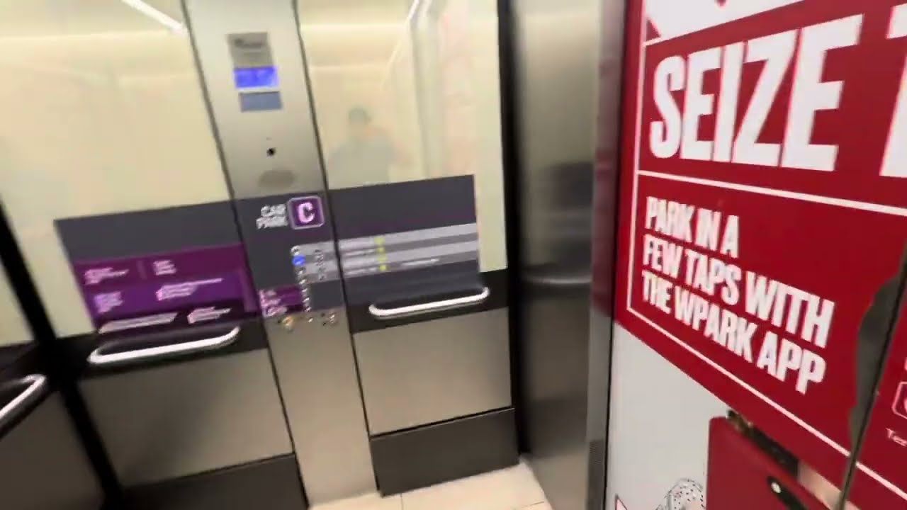 Worlds hardest lift safety break, Westfield Stratford, refurbished Lifts