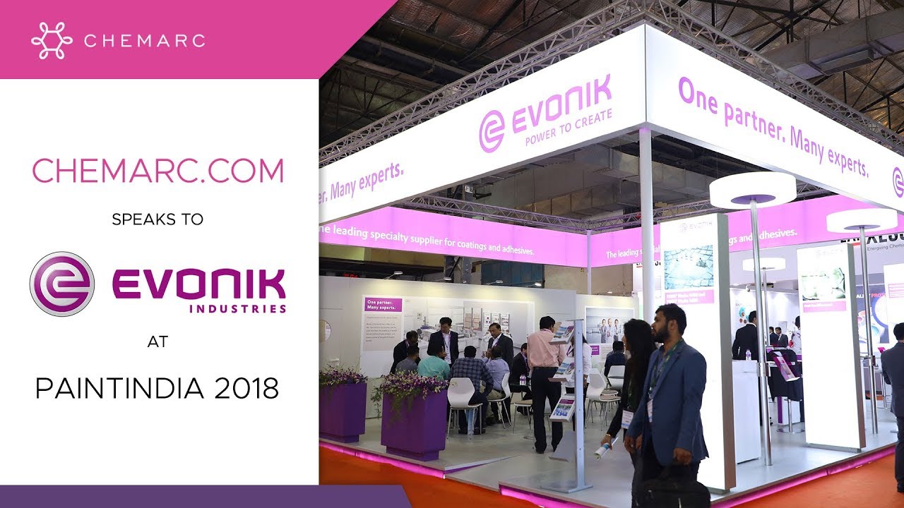 Chemarc.com speaks to Evonik at Paintindia 2018