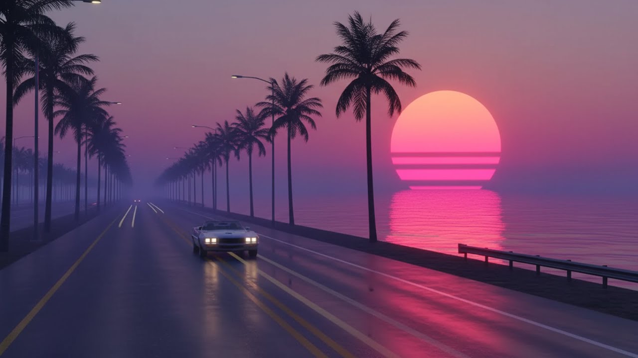 ＢＡＣＫ　ＴＯ　１９８５ [ Synthwave - Retrowave - Dreamwave Mix ] | Coastal Sunset Drive