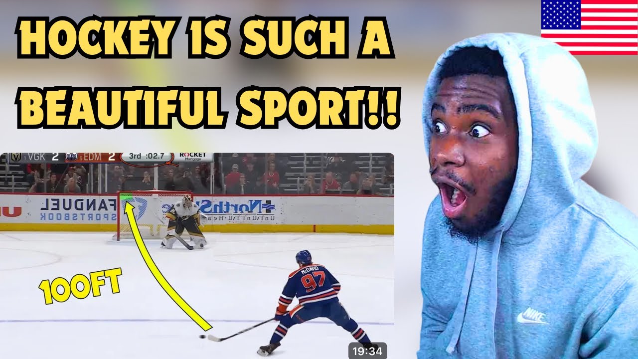 American Reacts to Unforgettable Goals in Hockey For the First Time