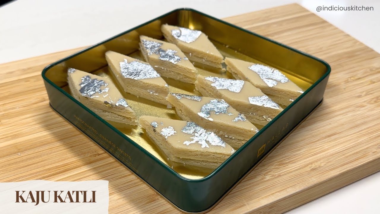 Perfect Kaju Katli Recipe | No-Fail Cashew Barfi at Home | Easy Indian Sweet