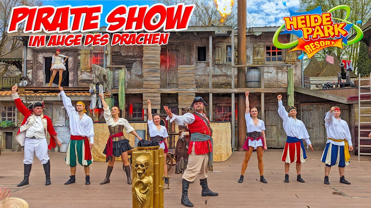 Pirate Show - In the Eye of the Dragon at Heide Park (July 2024) [4K]