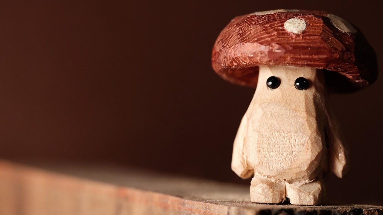 A Companion Appears | Wood Carving ASMR